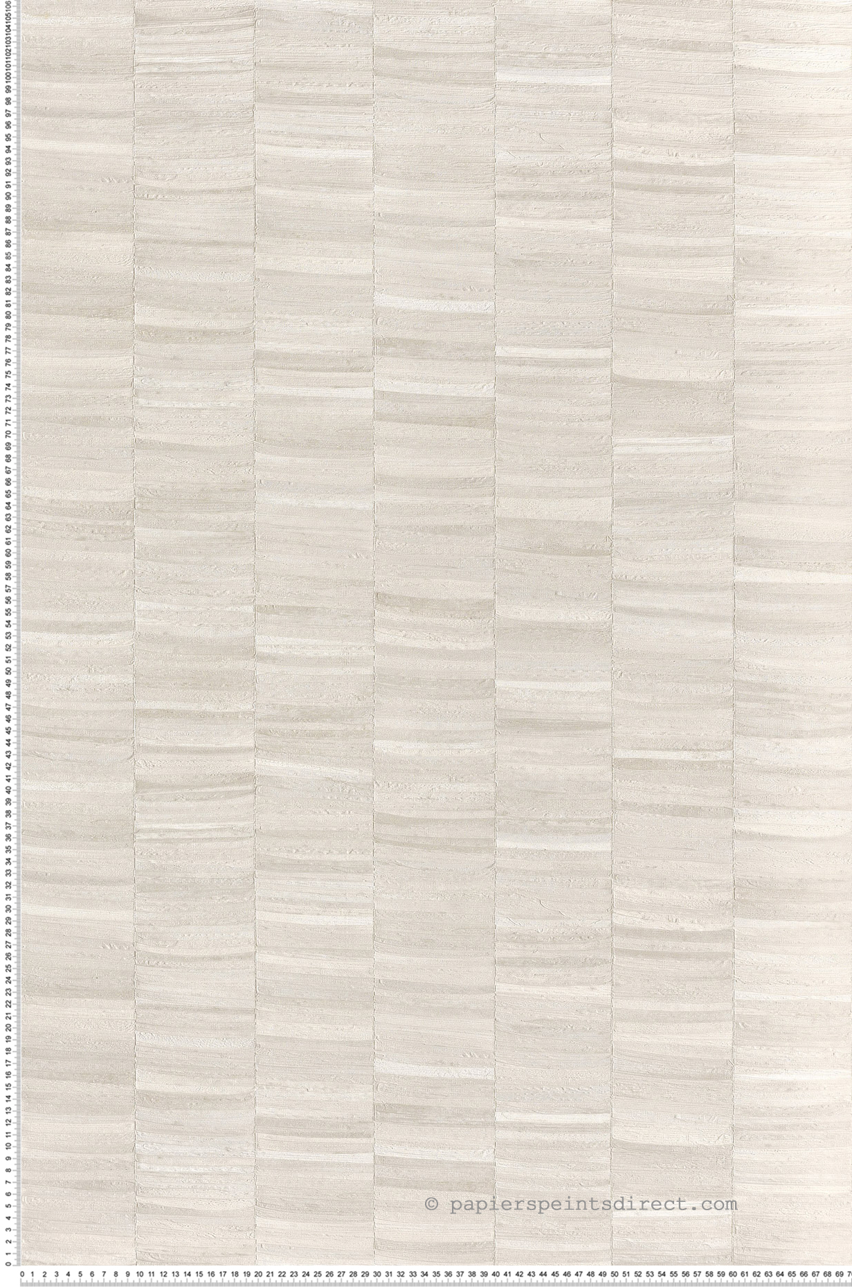 Papier peint Texture Brute Stylosa ivoire - Nature Précieuse de Casamance | Réf. CAS-76501120