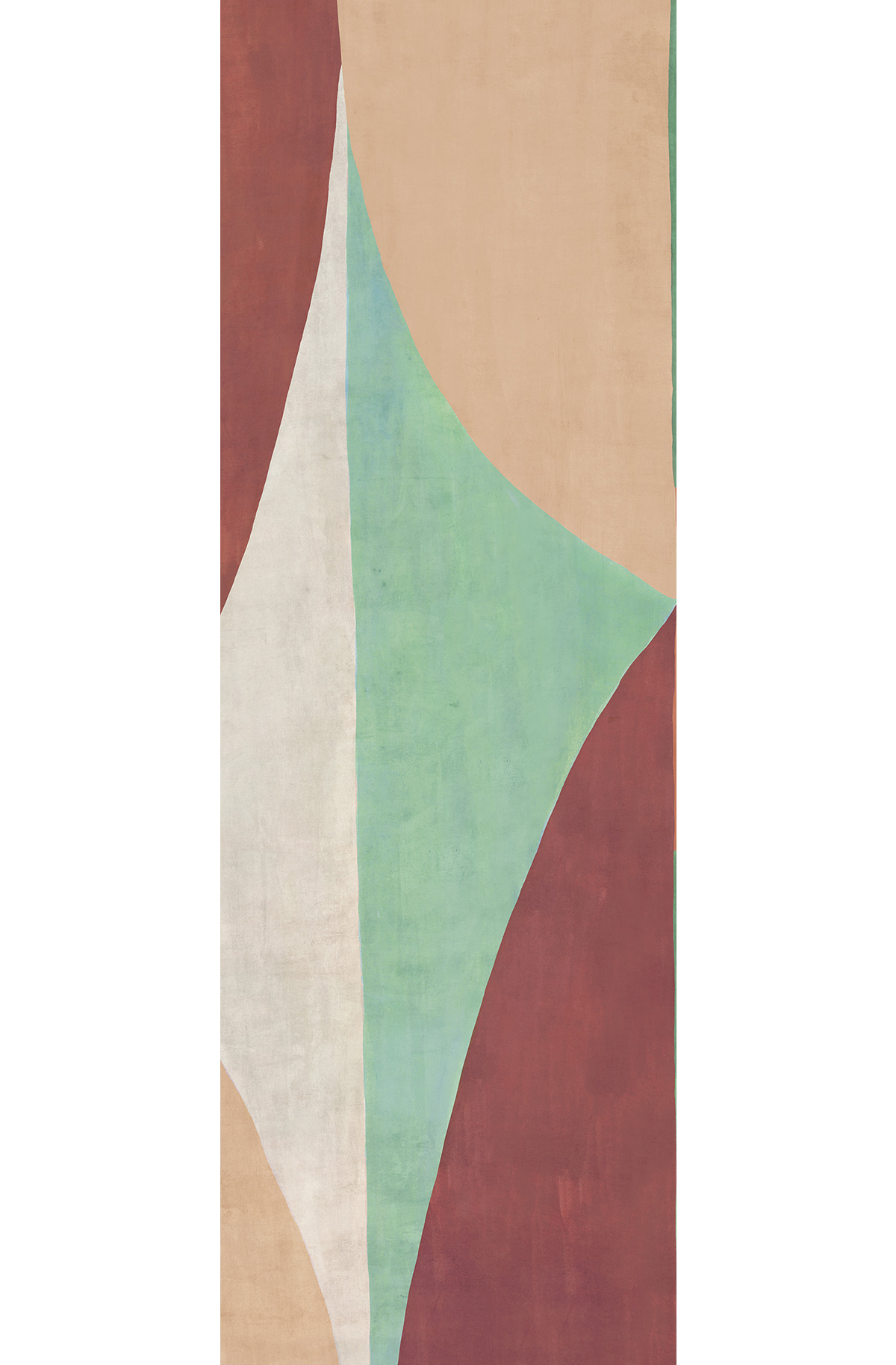 Papier peint panoramique Fresque Arrondie Luana vert - C H260 - Amani de Masureel | Réf. MAS-DGAMA3023-260