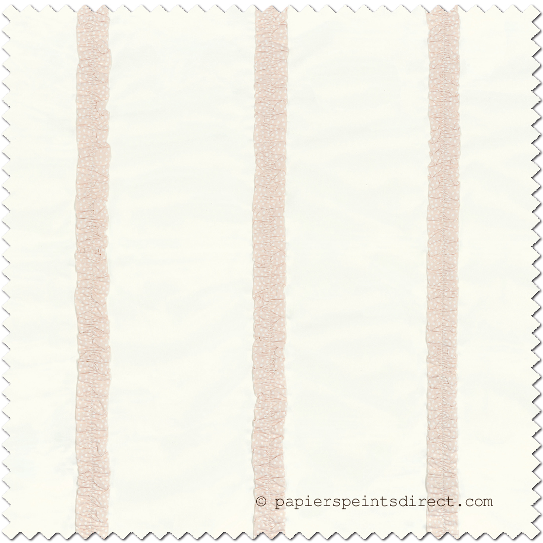 Tissu Rayure Poétique rose - Rose et Nino de Camengo | Réf. CAM-45470125