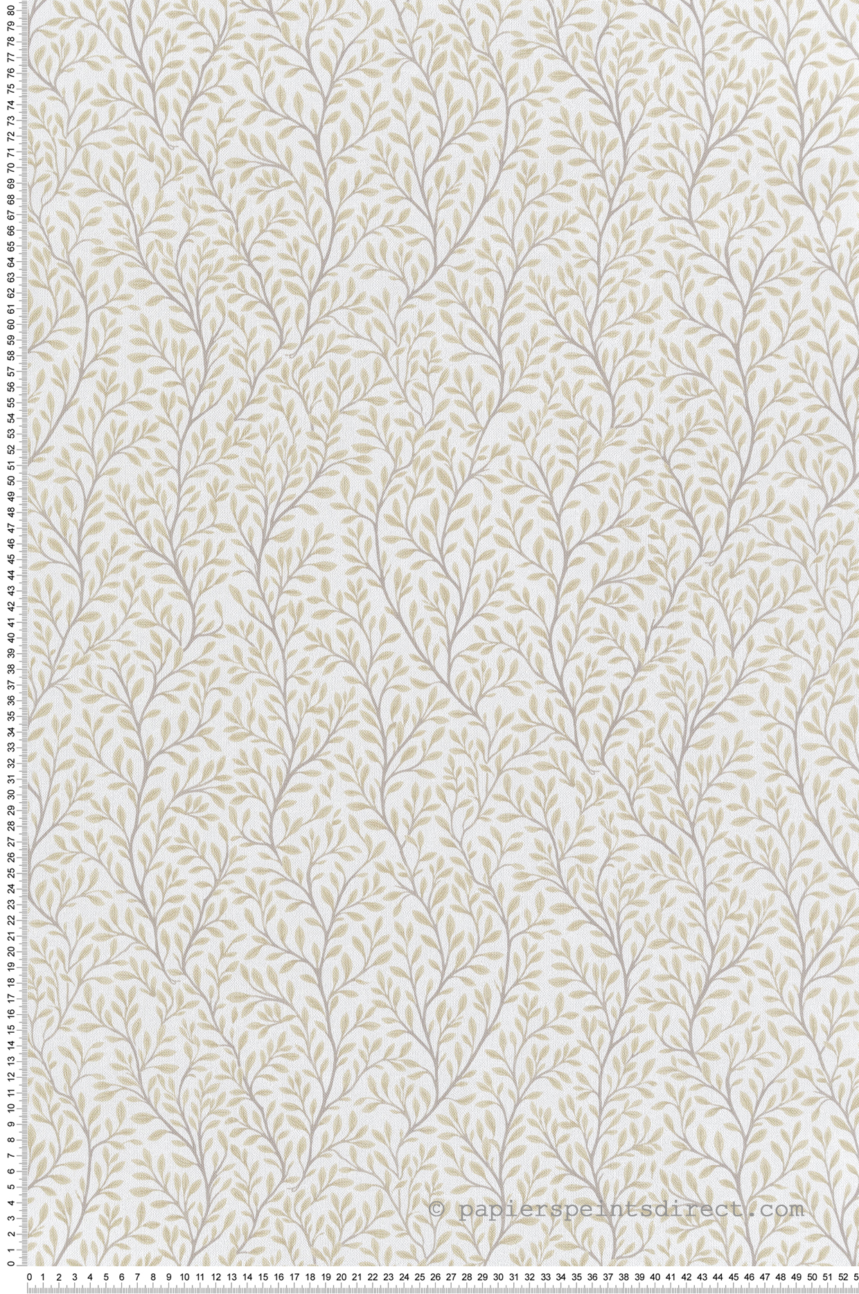Papier peint Végétal Romance beige taupe - Garden Party 2 de Montecolino | Réf. MC-8366