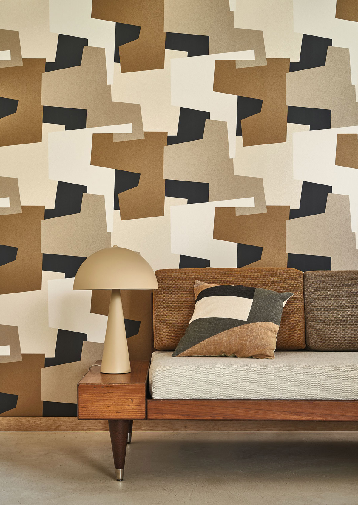 Papier peint Forme Graphique anthracite métallisé - Color Game de Casadéco AMB2| Réf. GAME200602992