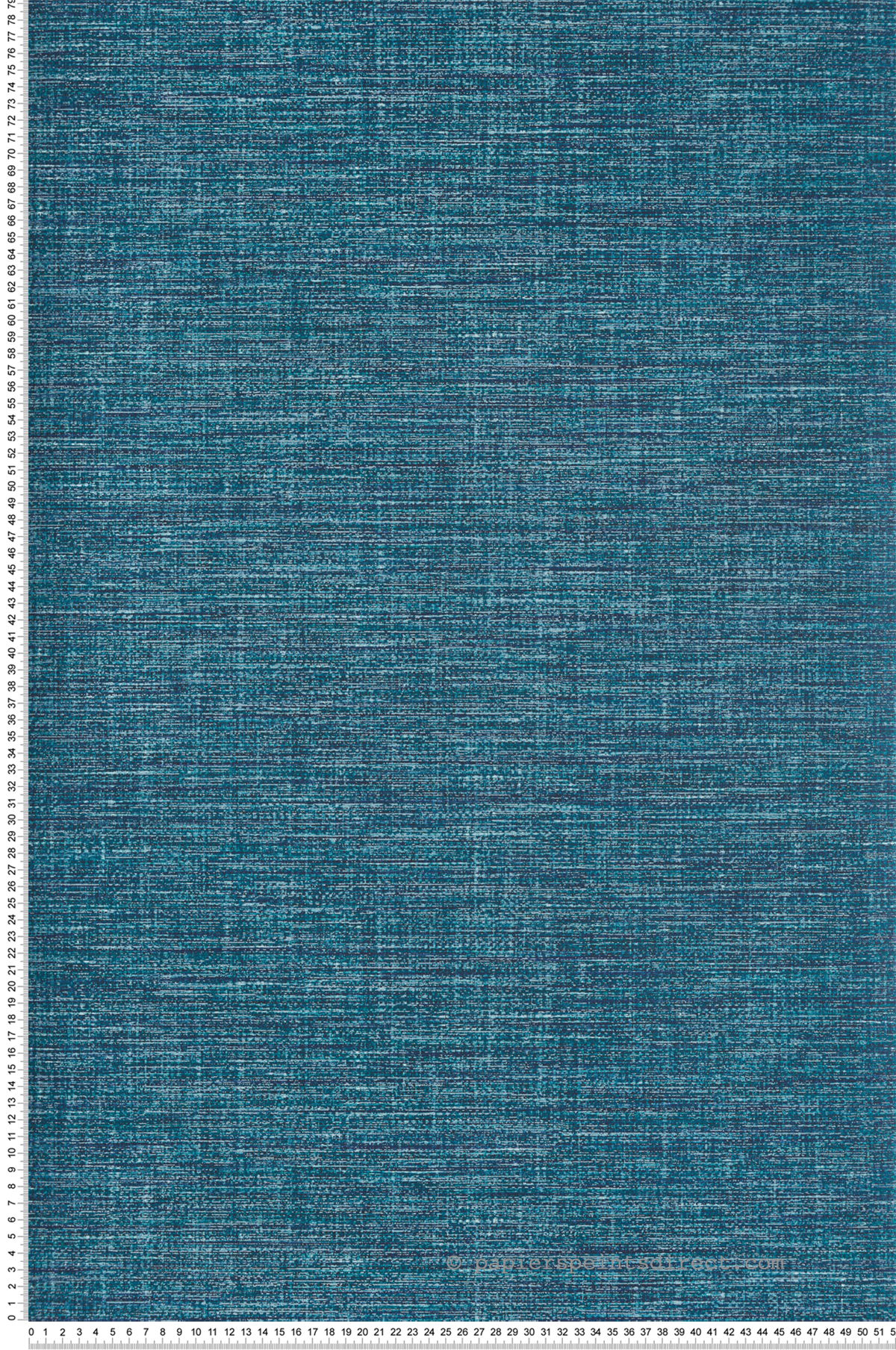 Papier peint Effet Raffia bleu pétrole - Happy de Lutèce | Réf. LTC-FD26460