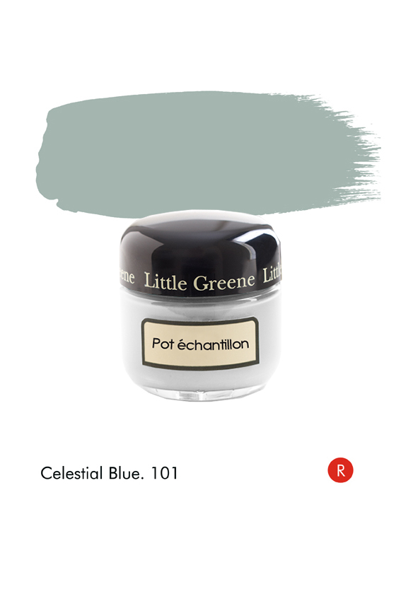 Pot échantillon Celestial Blue (Regency) n°101 - Finition Absolute Matt Emulsion