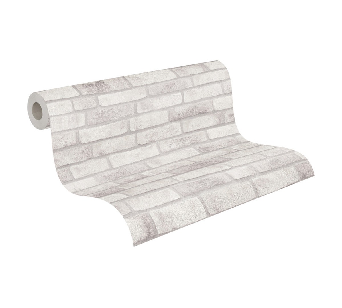 Papier peint Brique London gris clair - Elements 2 d'A.S. Création ROLL | Réf. AS-388123