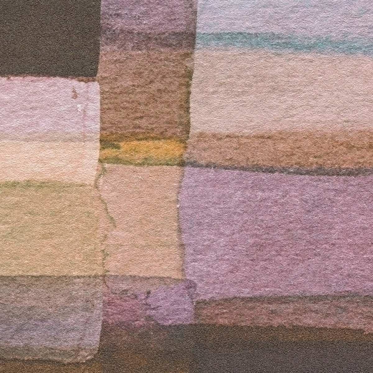 Papier peint Géométrie Aquarelle multicolore vert - Anna D'Andrea d'A.S. Création AMB3| Réf. AS-782252