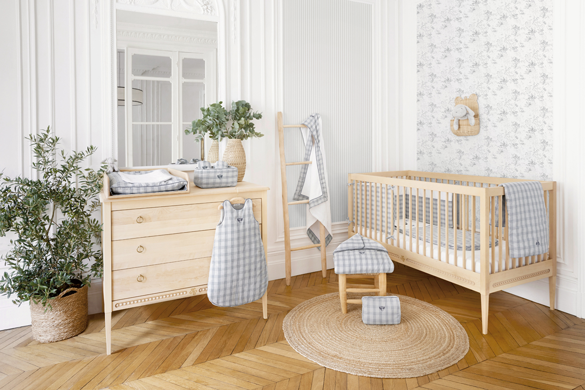 Papier peint Paysage Littoral Bateaux gris - Tartine & Chocolat de Lutèce | Réf. LTC-36230309