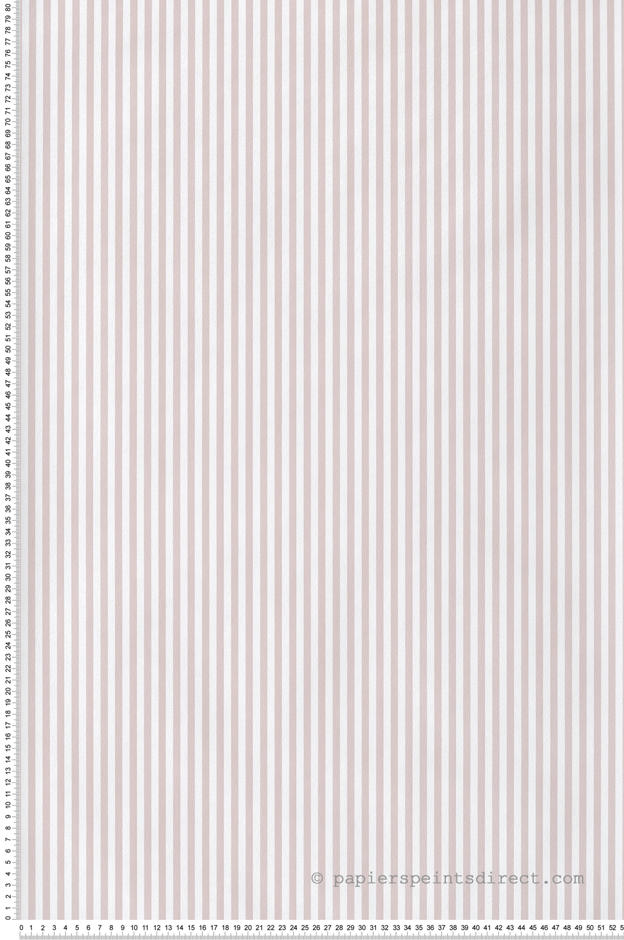Papier peint Rayures rose blanc - Babyland 2 de Lutèce | Réf. LTC-14868