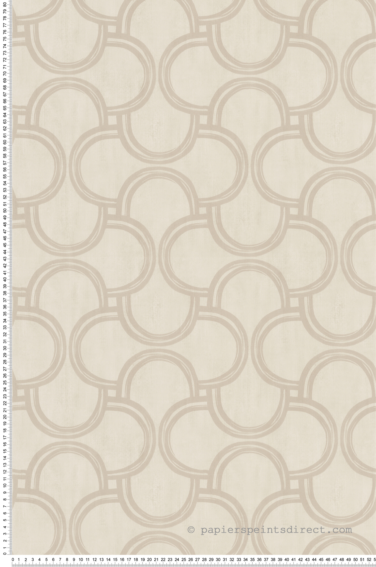 Papier peint Géométrie Entrelacs beige - Les Essentiels de Lutèce | Réf. LTC-51250907