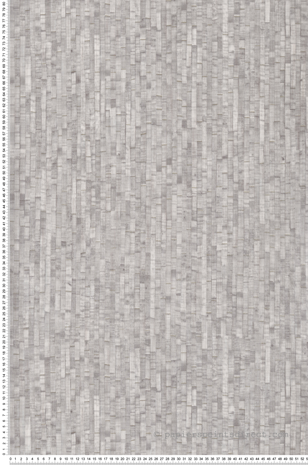 Papier Peint Effet Paille Relief gris - Nomade d'Ugépa | Réf. UGP-M64919