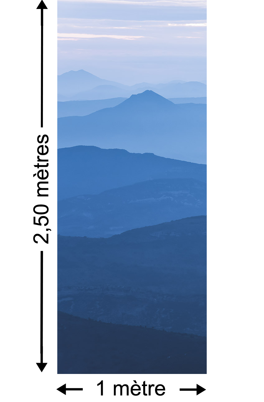 Panoramique Blue Mountain    - Papier peint Komar