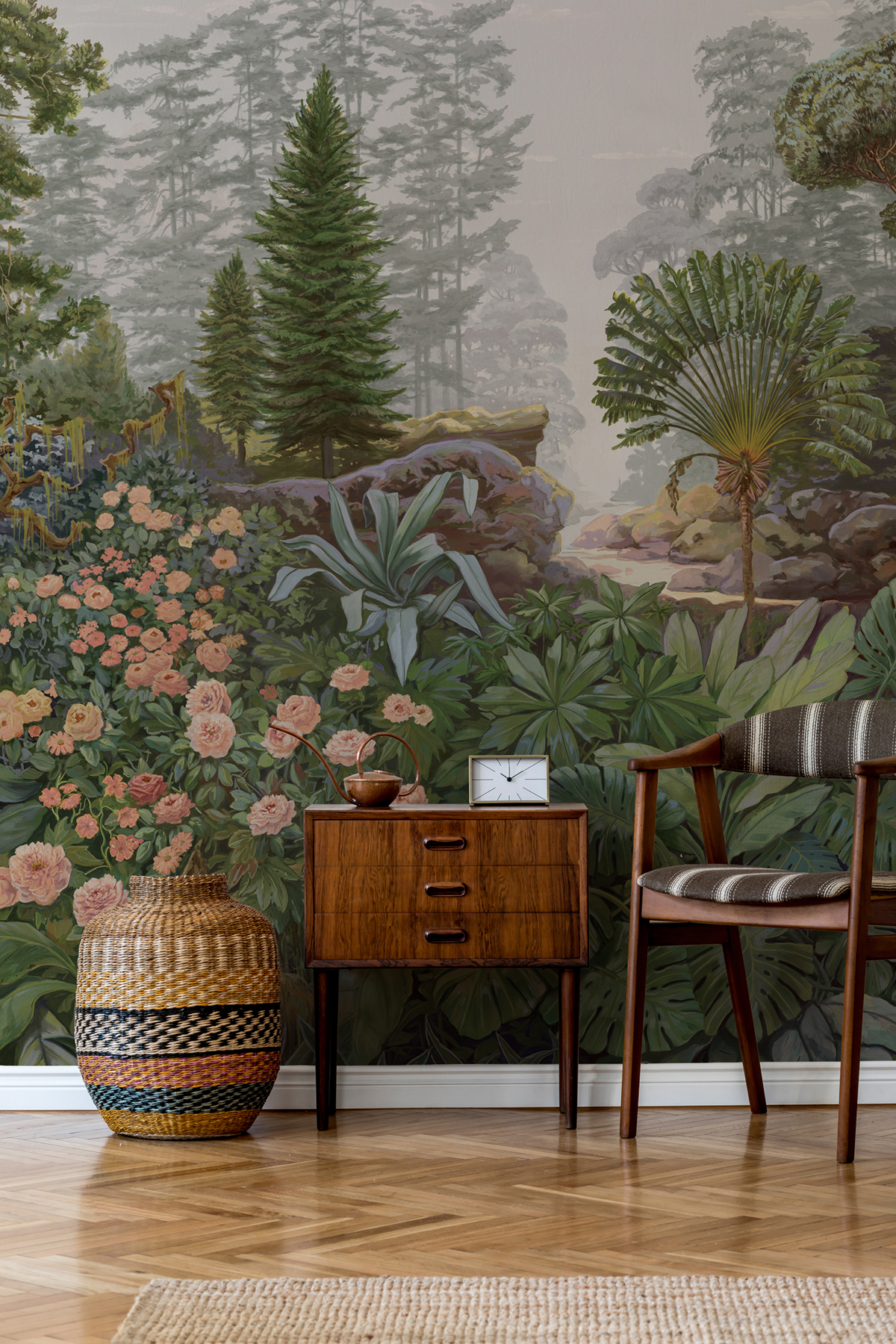 Papier peint panoramique Firone Corail A - 1/2/3 - Isidore Leroy