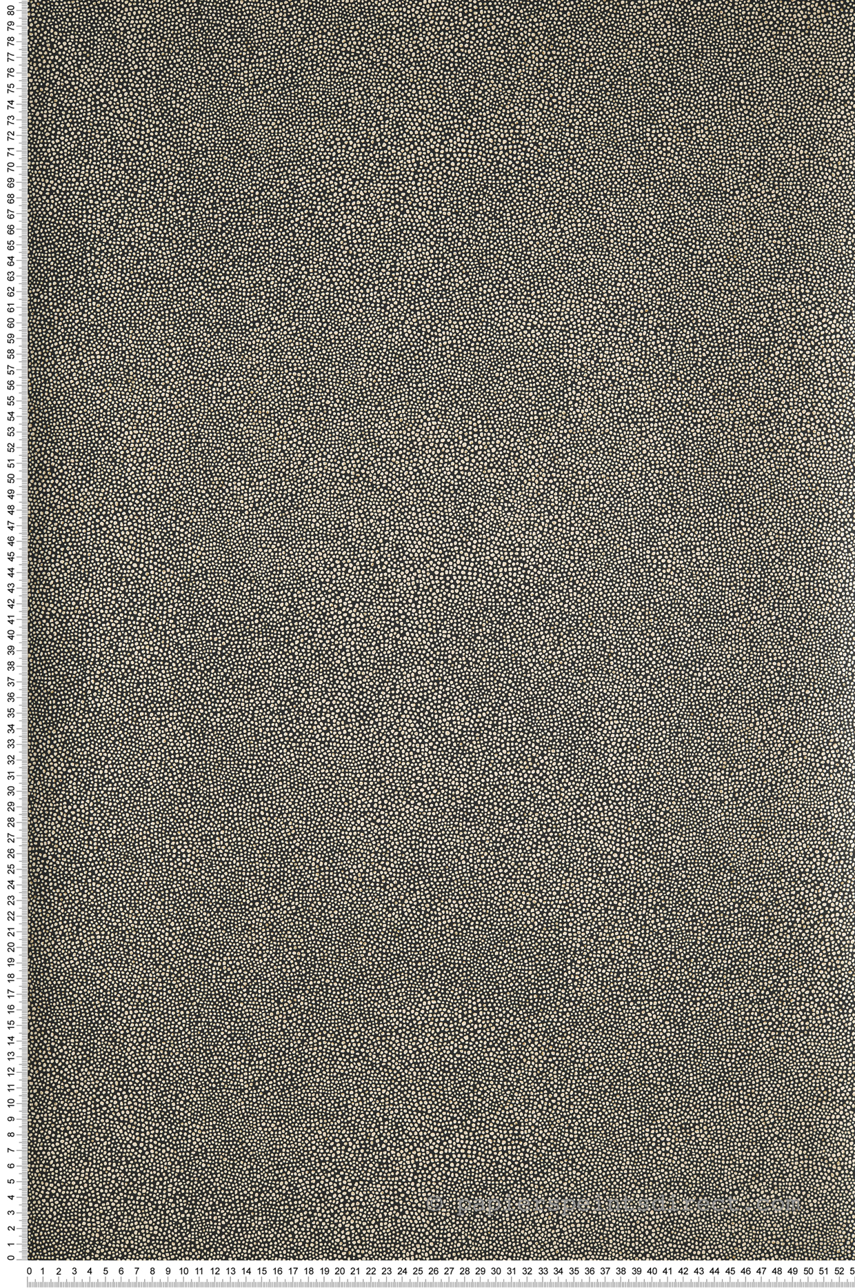 Papier peint Bolinger Pois noir écru - Orphée de Casamance | Réf. CAS-73900660