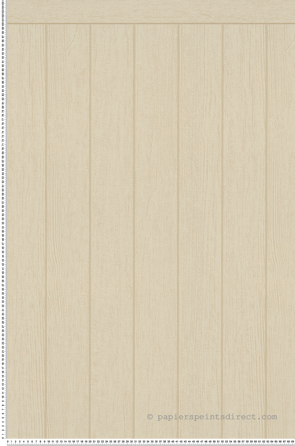 Papier peint Soubassement Lambris Bois beige - Wallpanel d'A.S. Création | Réf. AS-398033