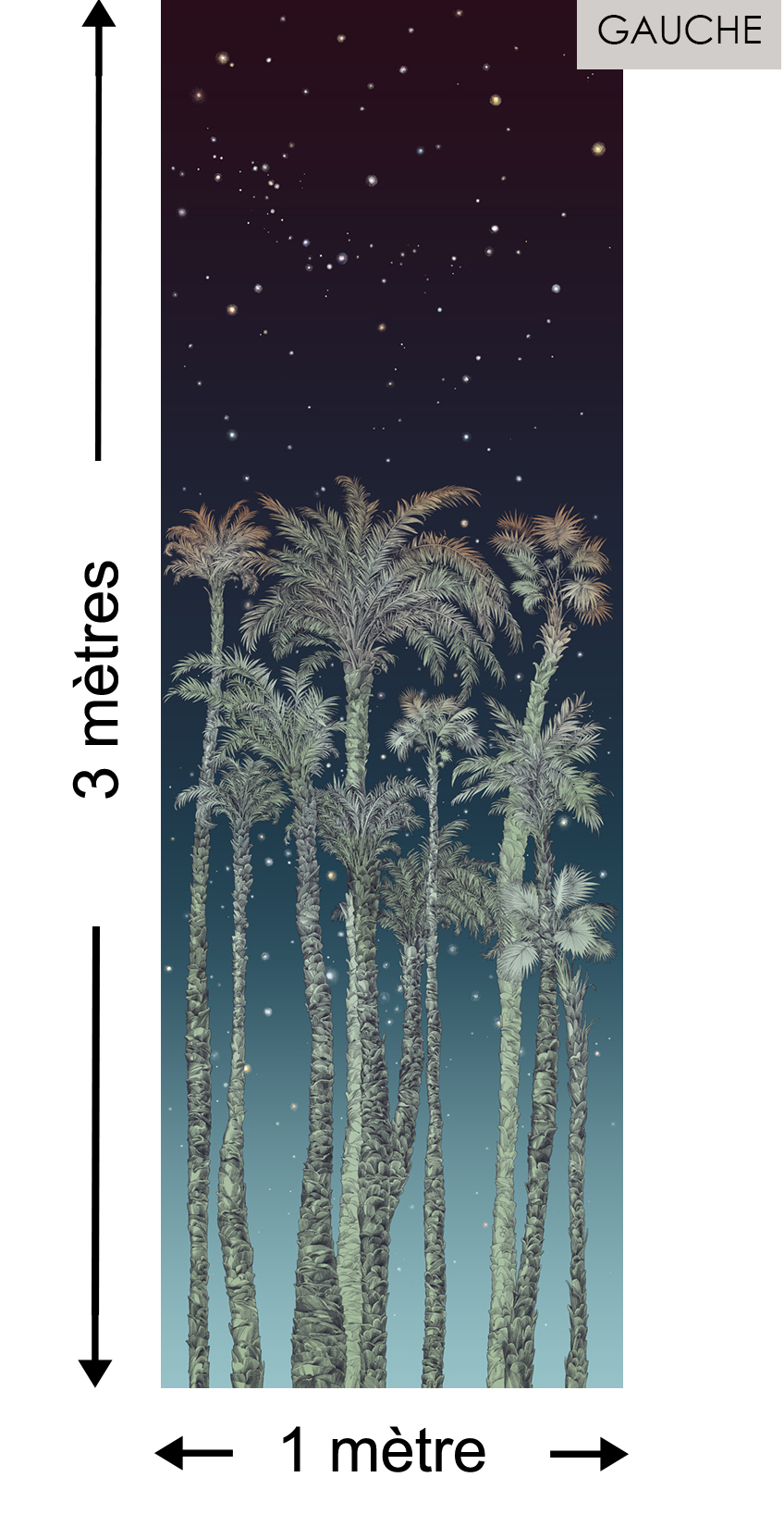 Nuit Etoilée DROITE Naturel - Collection Catherine Gran de Edmond Petit