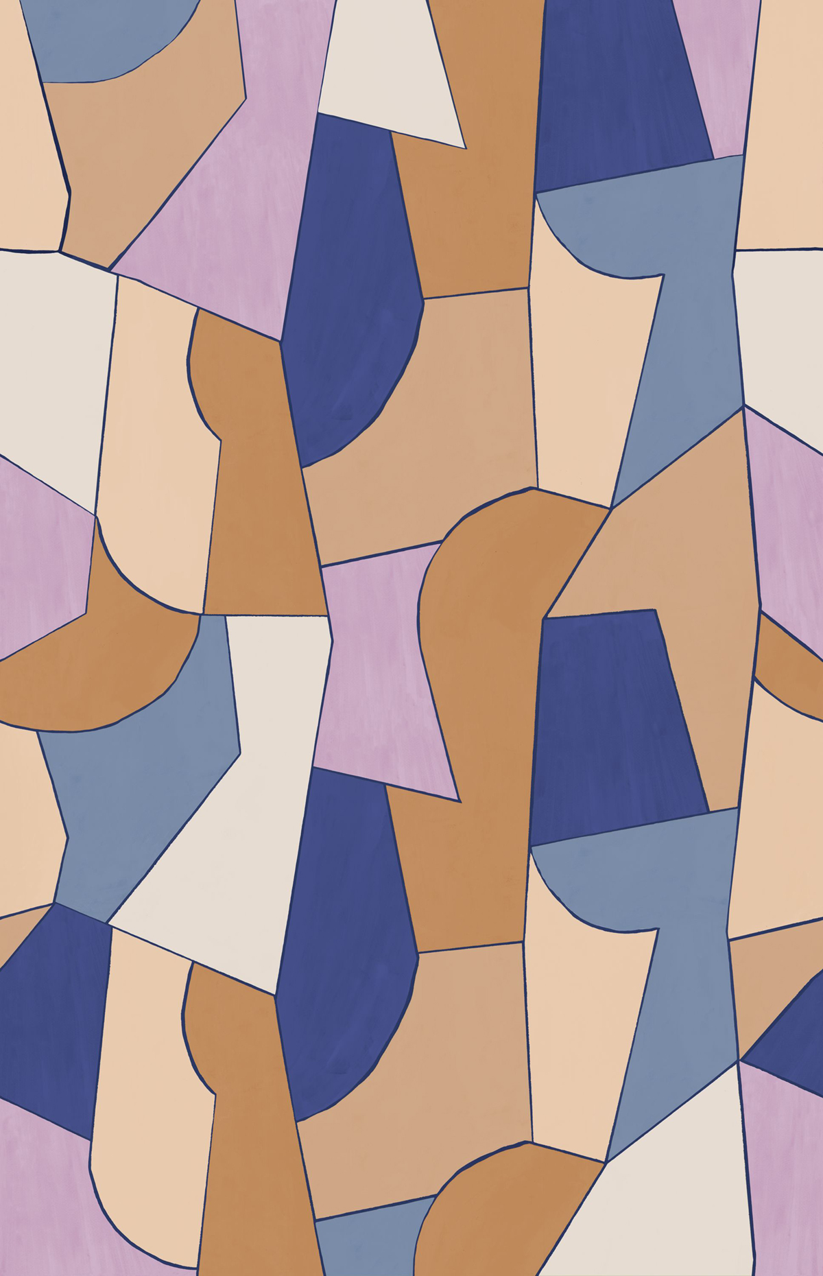 Papier peint panoramique Formes Abstraction multicouleurs L 200X310 - Pimp My Wall de Casélio | Réf. PMW104764204