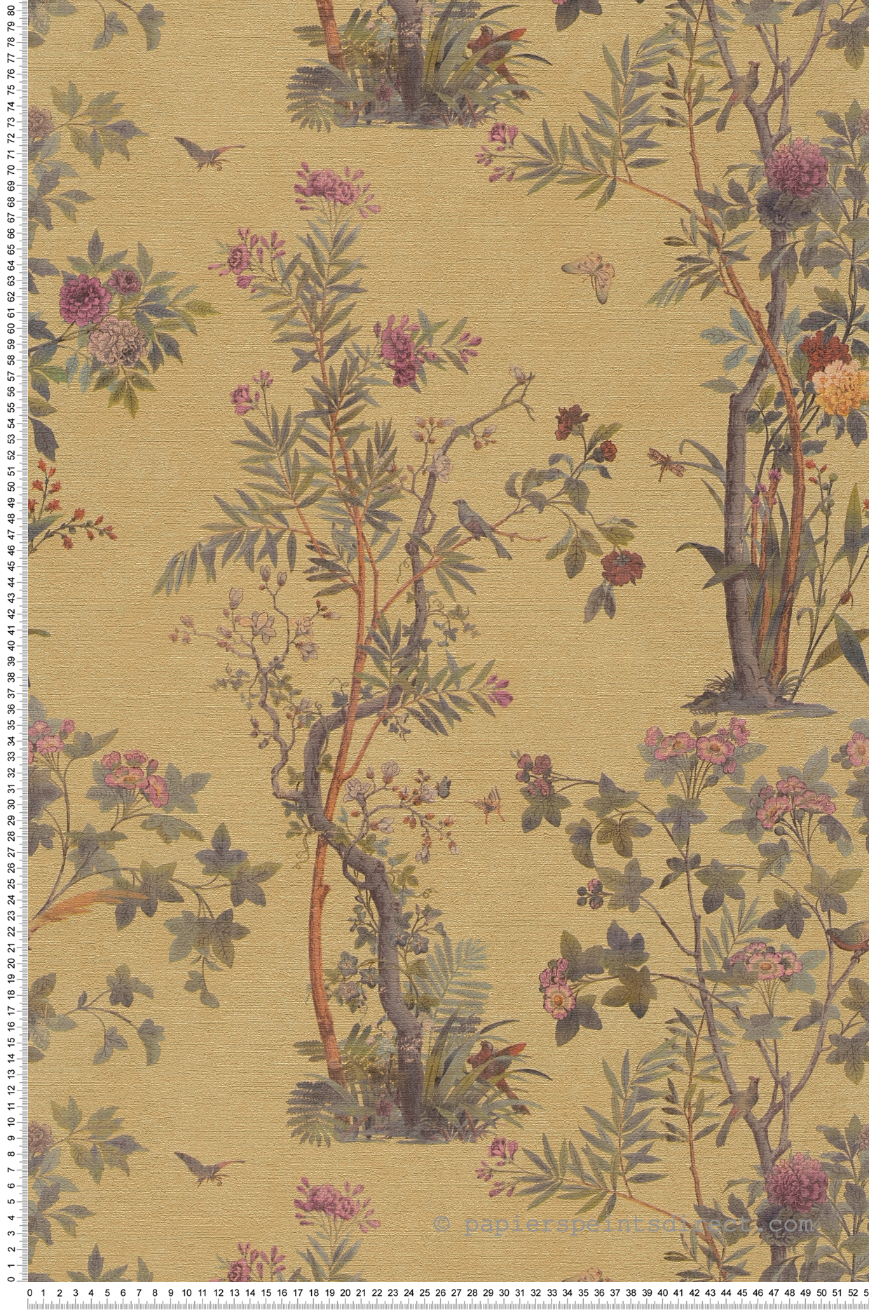 Papier peint Arbre Botanique doré - History of Art 2 d'AS Création | Réf. AS-790432