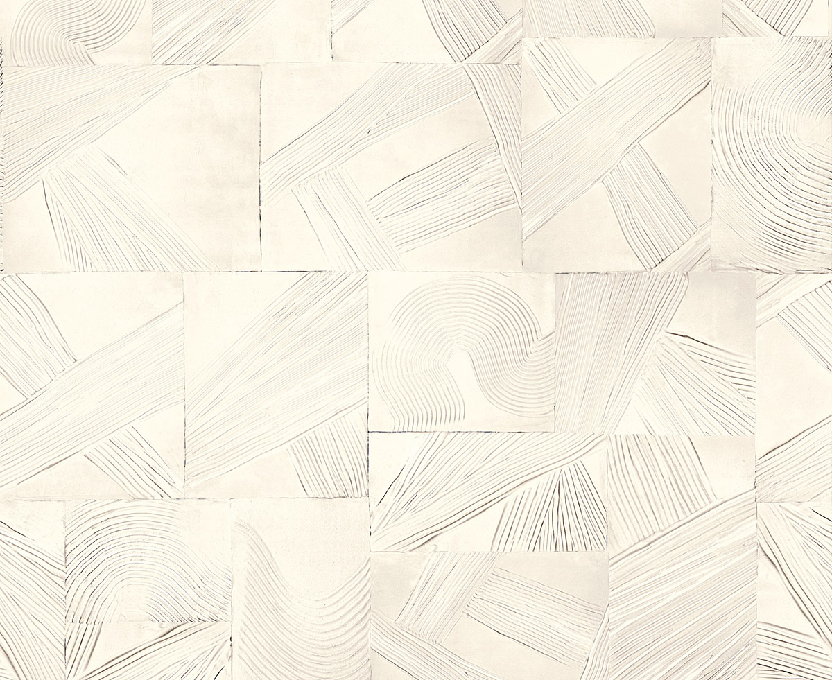 Papier peint panoramique Plâtre Paros blanc cassé - A, B et C H260 - Rock de Masureel | Réf. MAS-DGROC301X-260