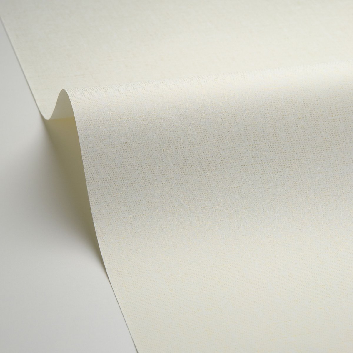 Papier peint Uni Lin blanc cassé doré - Light de Casélio | Réf. LIG103230020