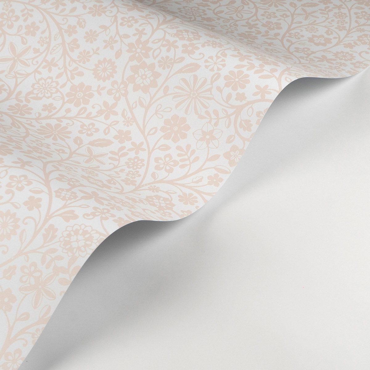 Papier peint Fleur Graphique Poetic Flowers rose blush - Once Upon A Time 2 de Casadéco AMBV | Réf. OUTD200834224