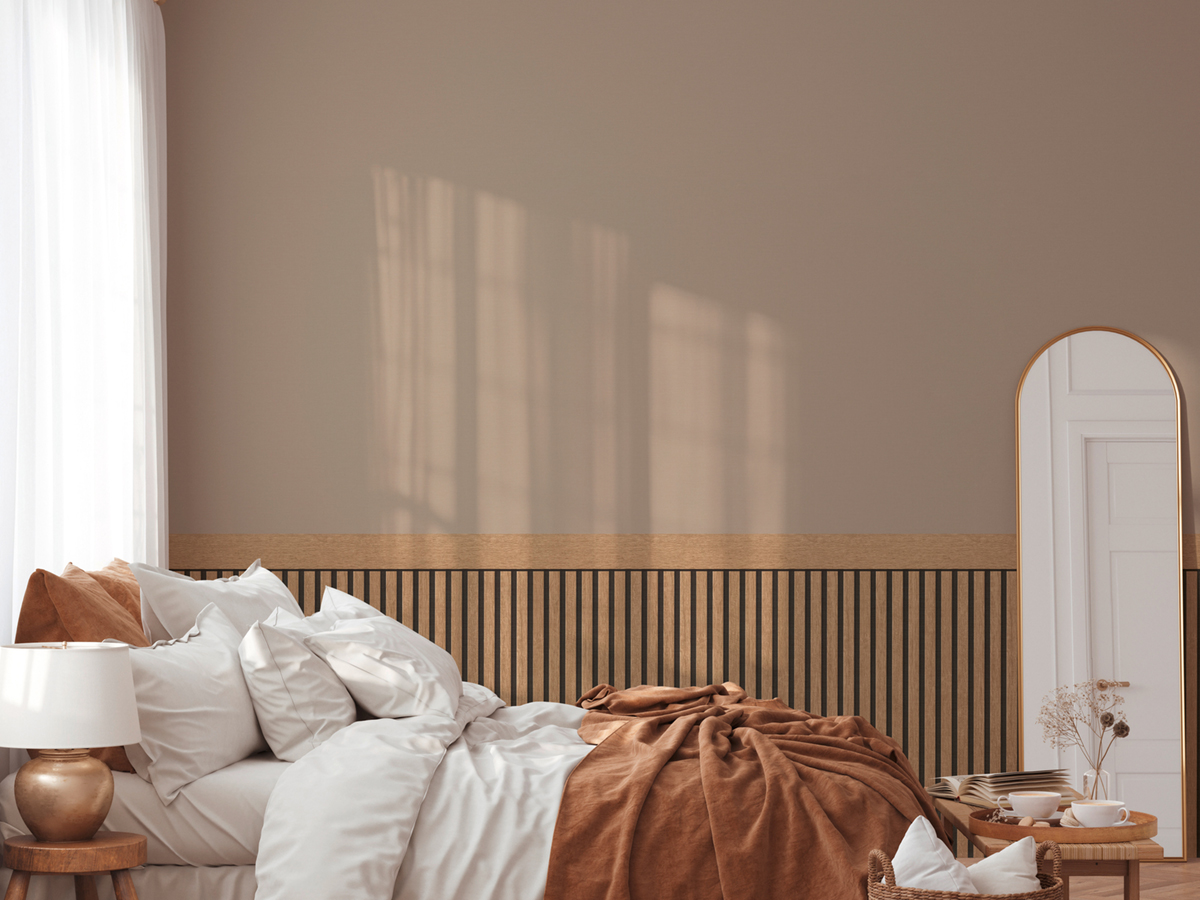 Papier peint Soubassement Tasseau Bois chêne foncé - Wallpanel d'A.S. Création AMB2 | Réf. AS-397444