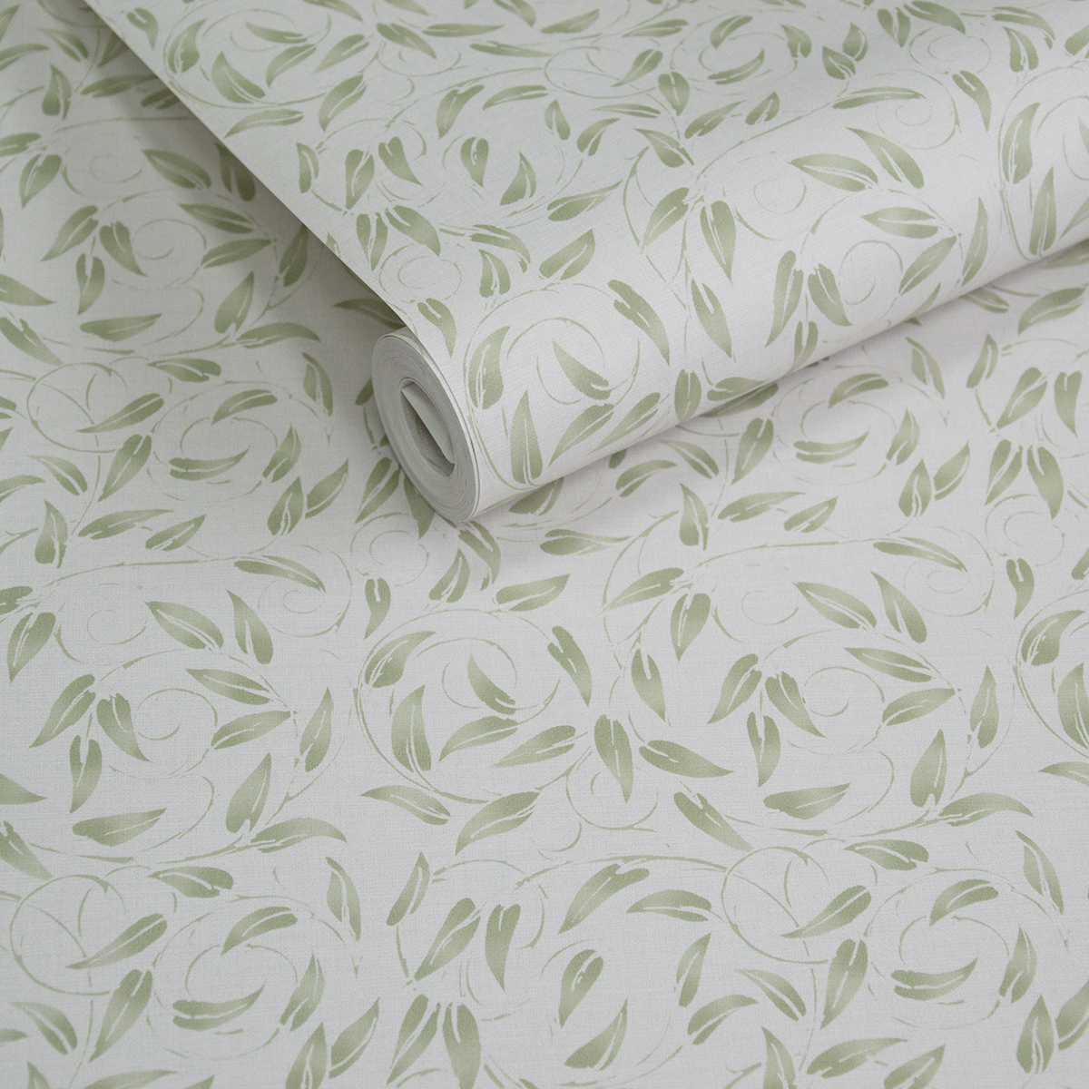 Papier peint Guirlande Feuille Liberty vert ivoire - The Wall Llewelyn-Bowen de Lutèce | AMB2 Réf. LTC-LB25159