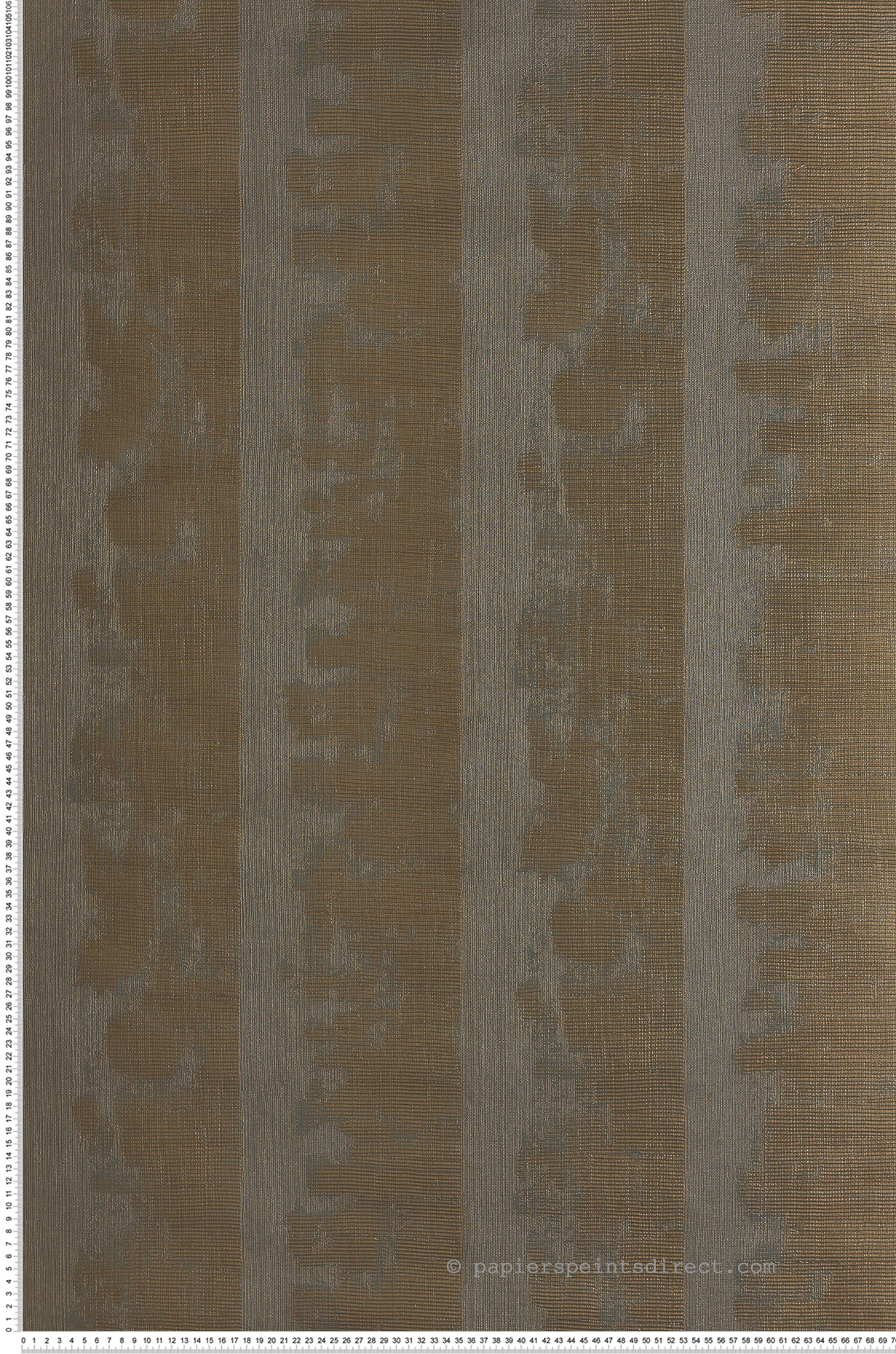 Papier peint Terre Cuite Nérikomi vert de gris doré - Cérame de Casamance | Réf. CAS-76102446