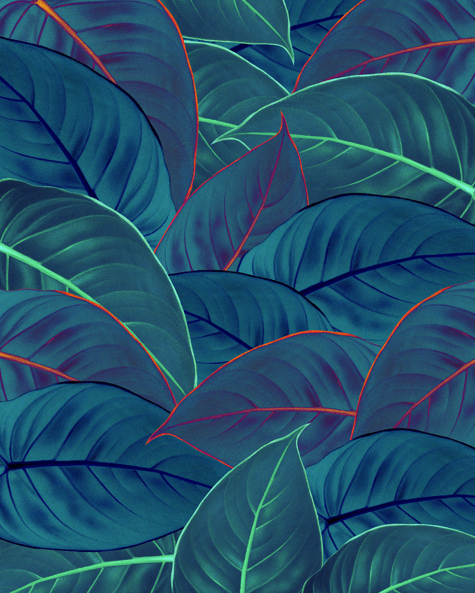 Panoramique Foliage - Papier peint Komar