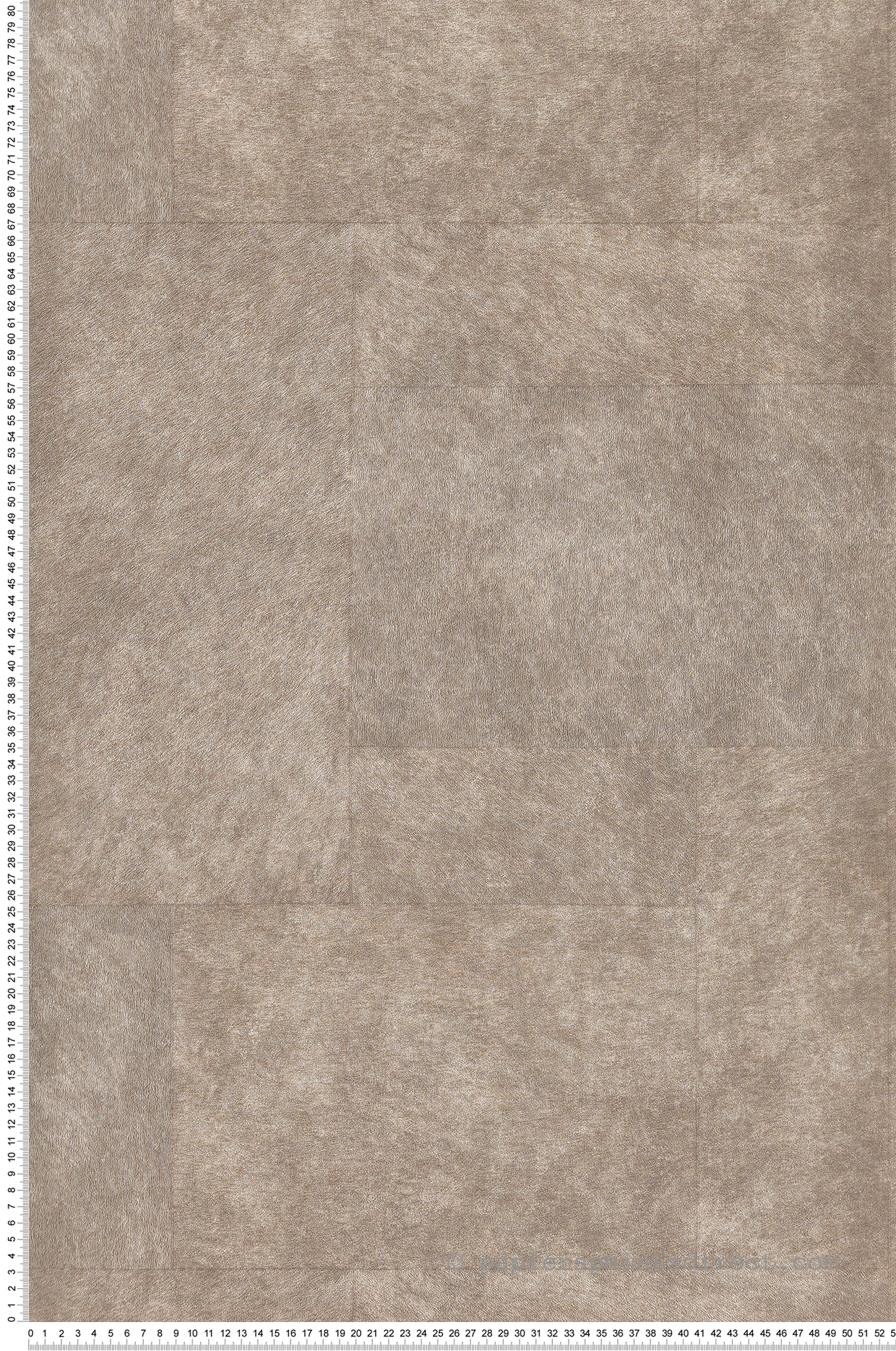 Papier peint Fourrure Géométrique Western taupe - Leathers de Casadéco | Réf. LEAT87172408