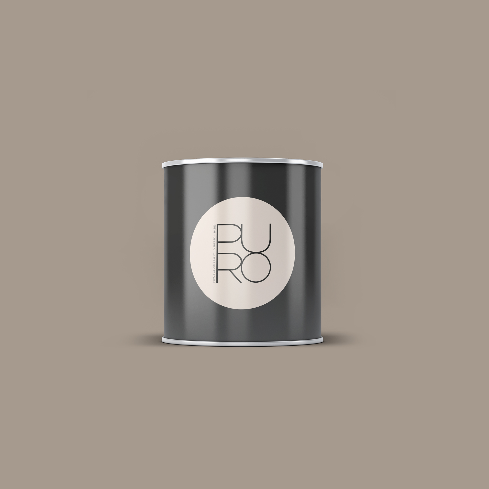 Image d'un pot de 1 litre de peinture Puro marron calm taupe - c7001