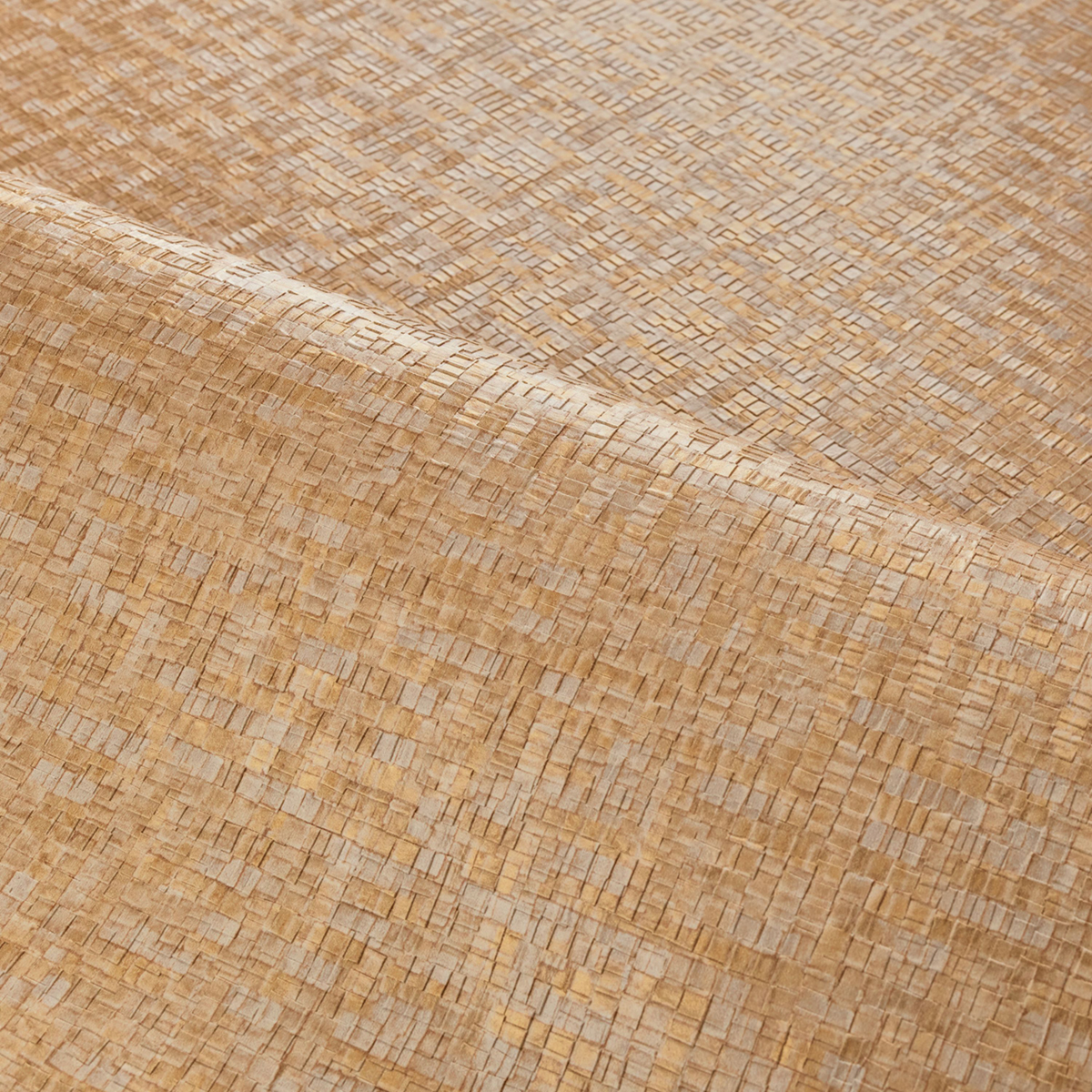 Papier peint Tissage Tessela doré - Alliages de Casamance | Réf. CAS-75042762
