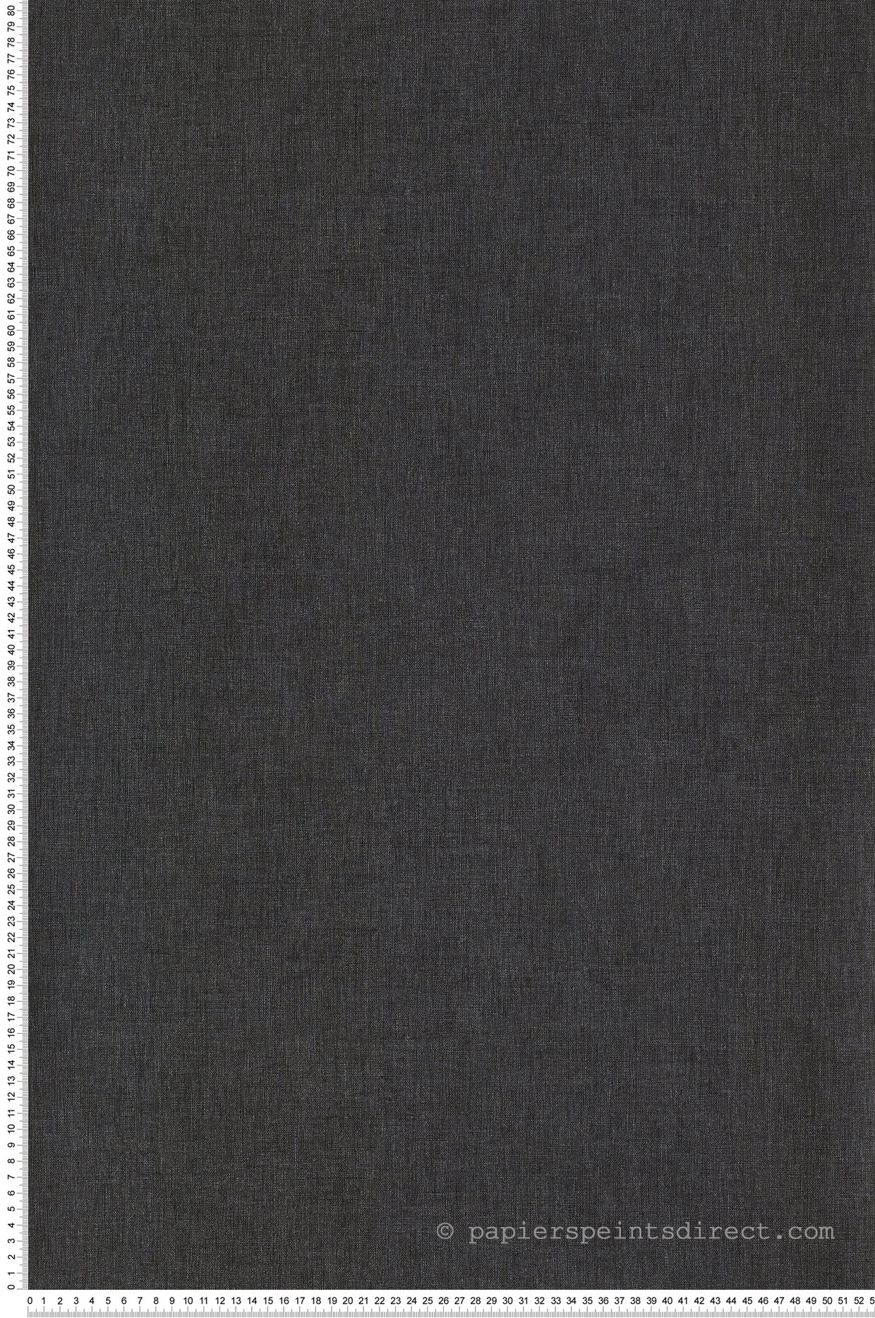 Papier peint Uni Noir - Linen de Casélio | Réf. INN68529560