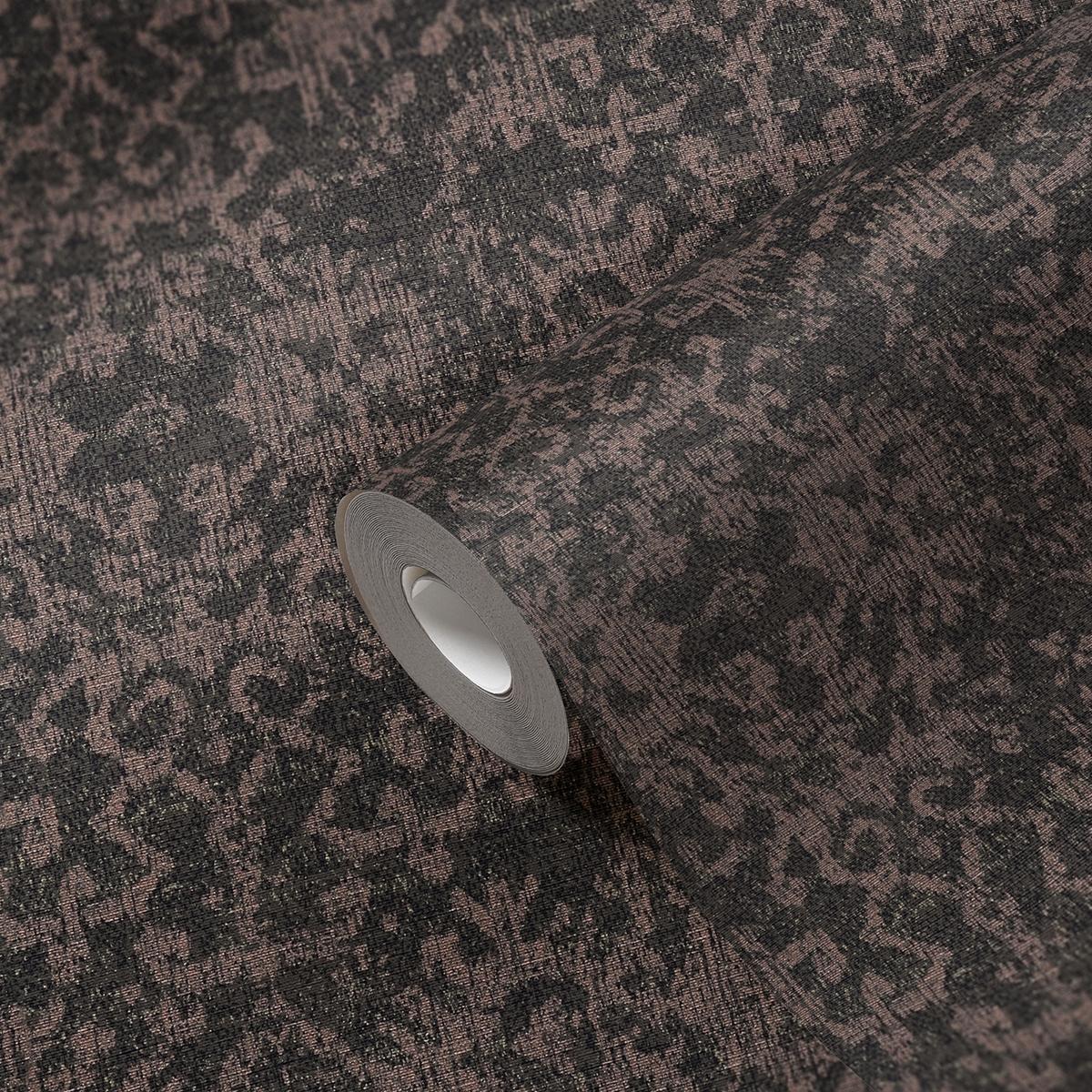 Papier peint Tapis Oriental noir et rose irisé - Desert Lodge de Livingwalls | Réf. 38521-2