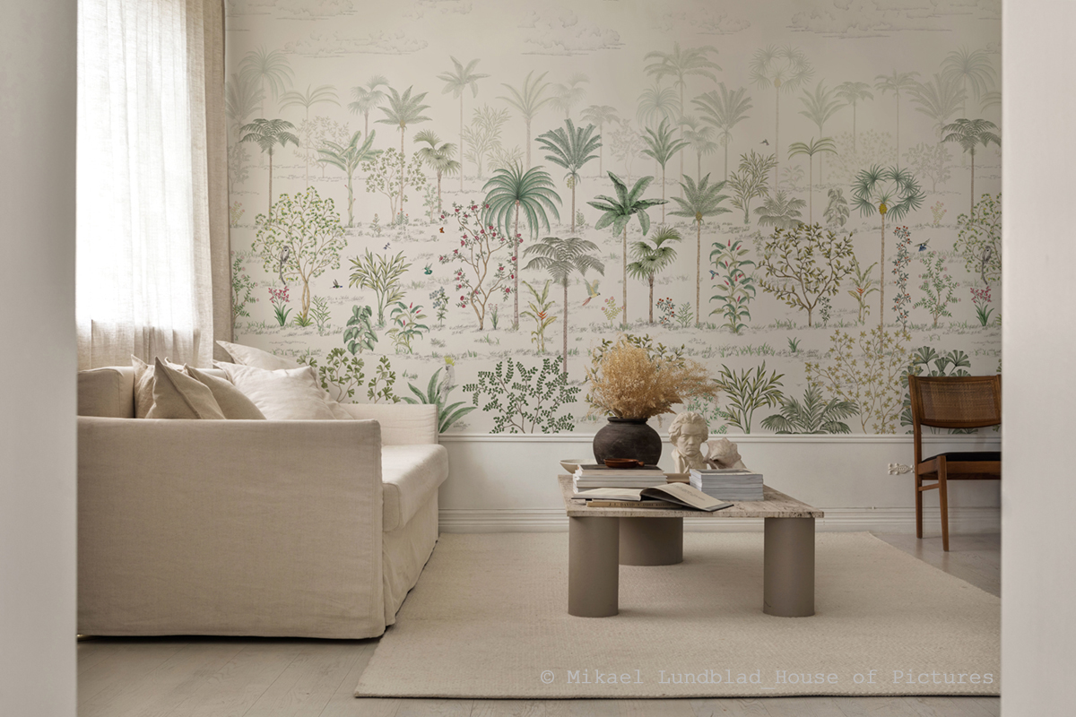 Papier peint panoramique Jungle Sur la route de Samarcande Naturel A+B+C - 1/2/3/4/5/6/7/8/9 - Isidore Leroy