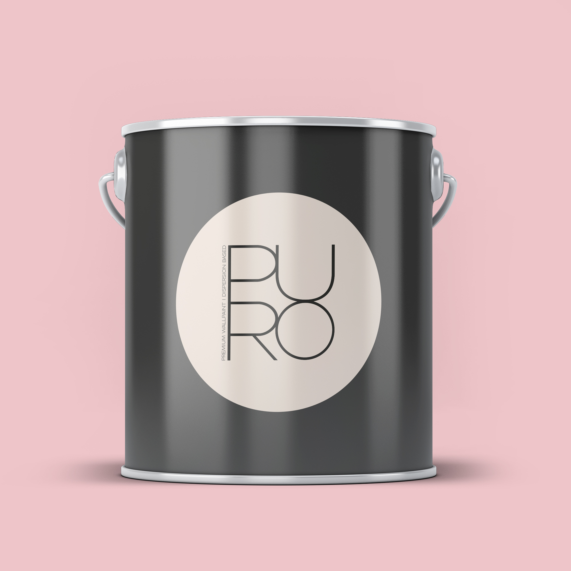 Image d'un pot de 5 litres de peinture Puro rose peachy pink  - c2030