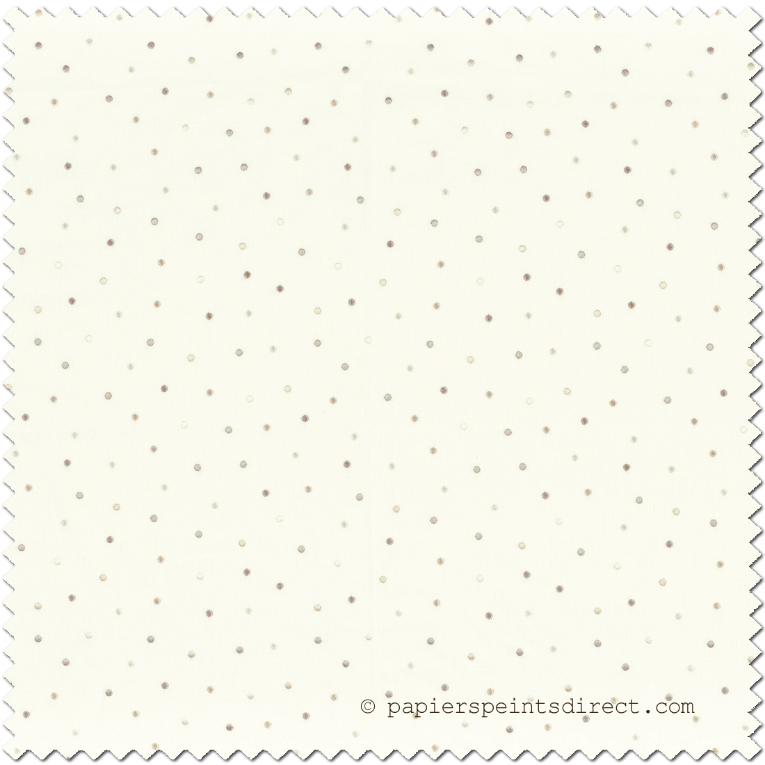 Tissu Pois Sage beige - Rose et Nino de Camengo | Réf. CAM-45480275