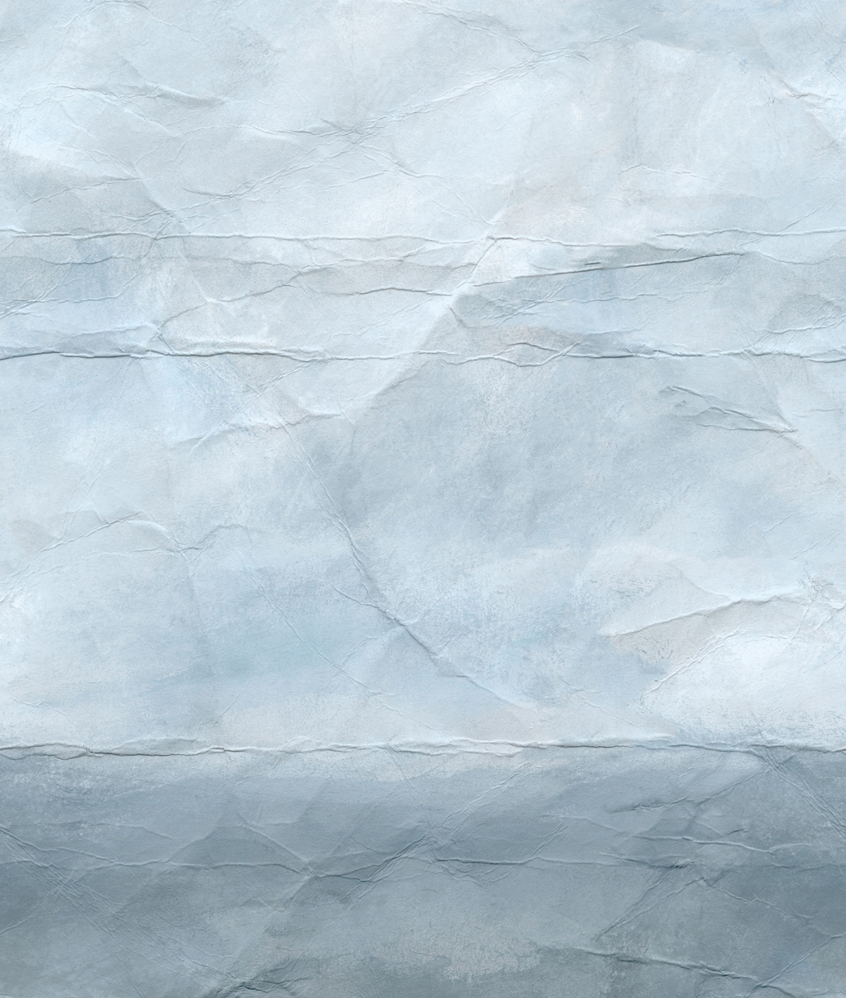 Papier peint panoramique Papier Froissé à L'Horizon S bleu ciel 212X250 - Papercraft de Casadéco | Réf. PAPC89686205