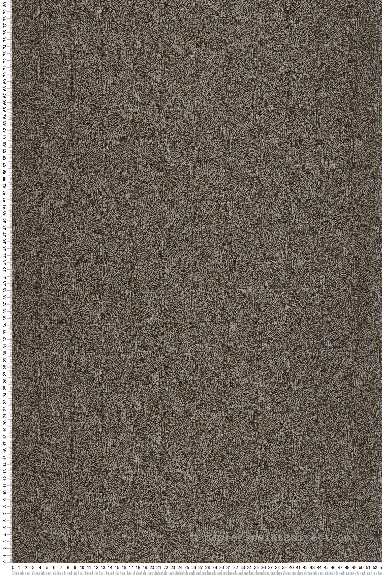 Papier peint Mosaïque Cercle Asterios noir doré - Solaris de Casadéco | Réf. SOLA201889999