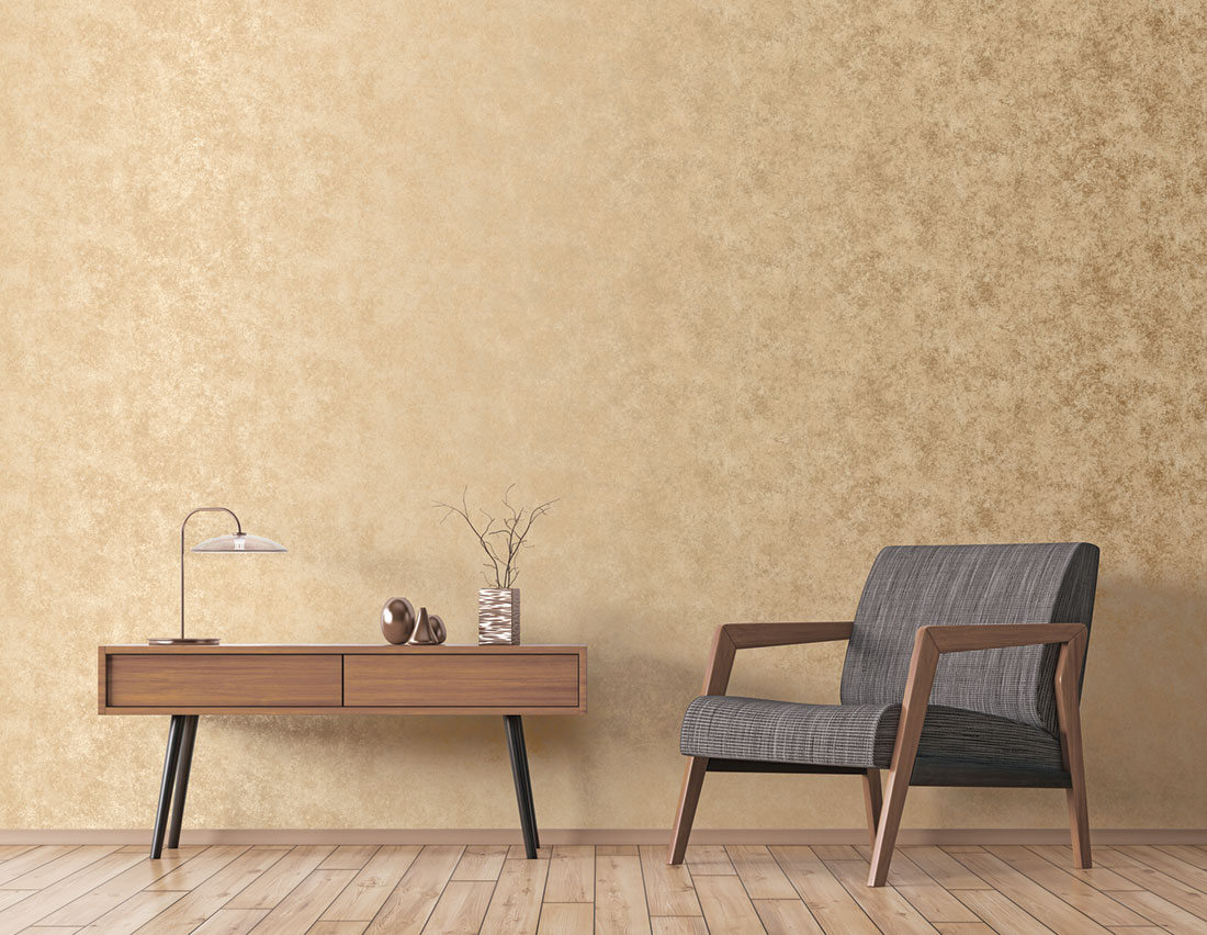 Papier peint chiné doré - Special FX de Lutèce | Réf. LTC-G67693