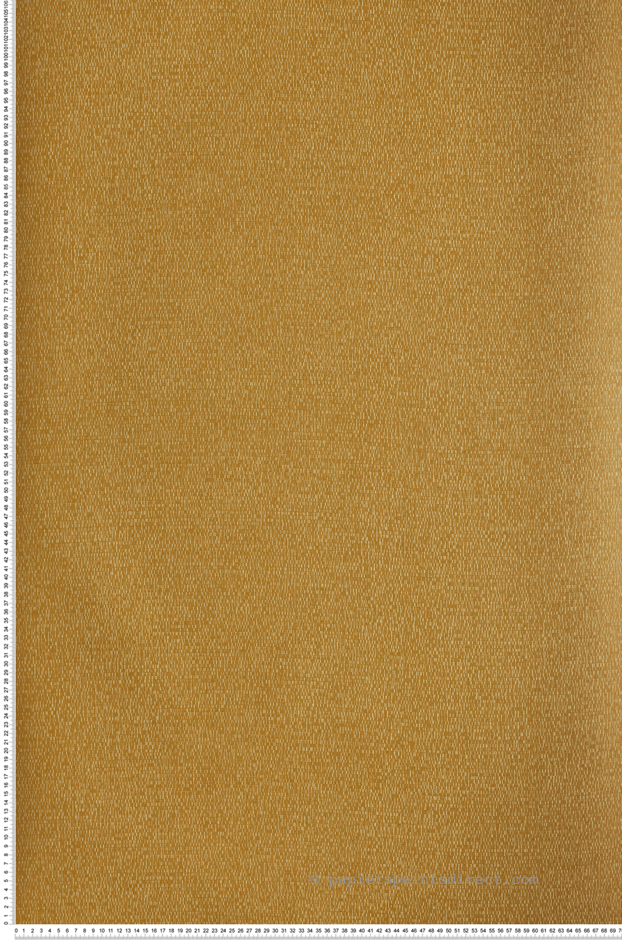 Papier peint Faux Uni Roseau moutarde - Eté Indien de Casamance | Réf. CAS-75133882