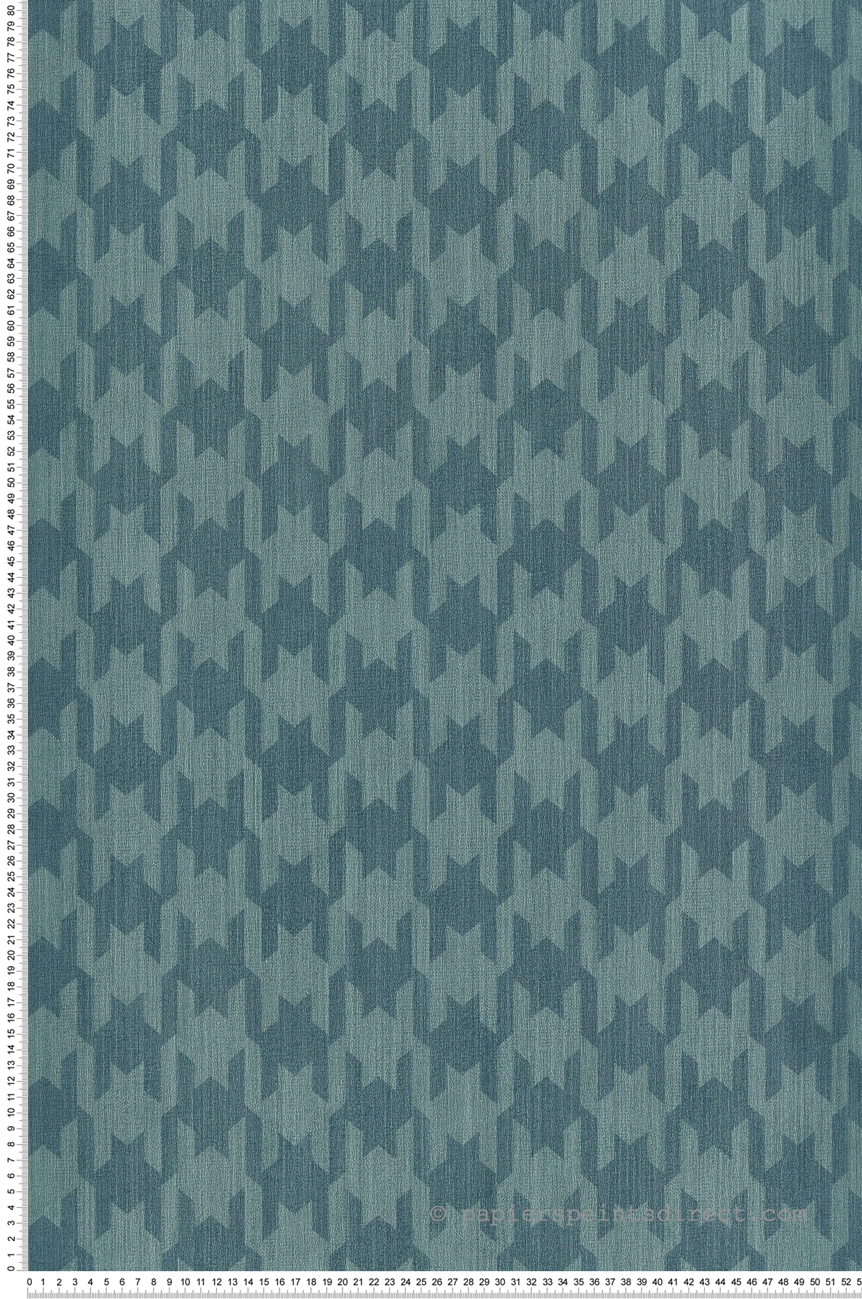 Papier peint Pied de Poule bleu vert - Jaipur de Montecolino | Réf. MC-26447