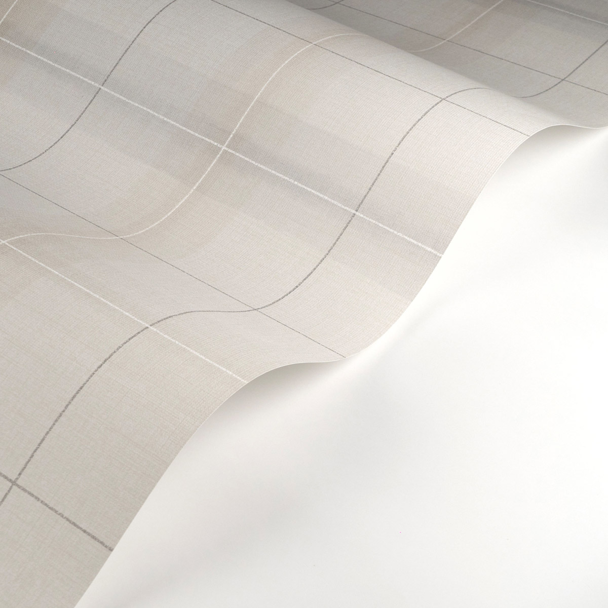 Papier peint Tartan Classique Archie grège - Carnaby Street de Casadéco AMBV | Réf. CARN200527398