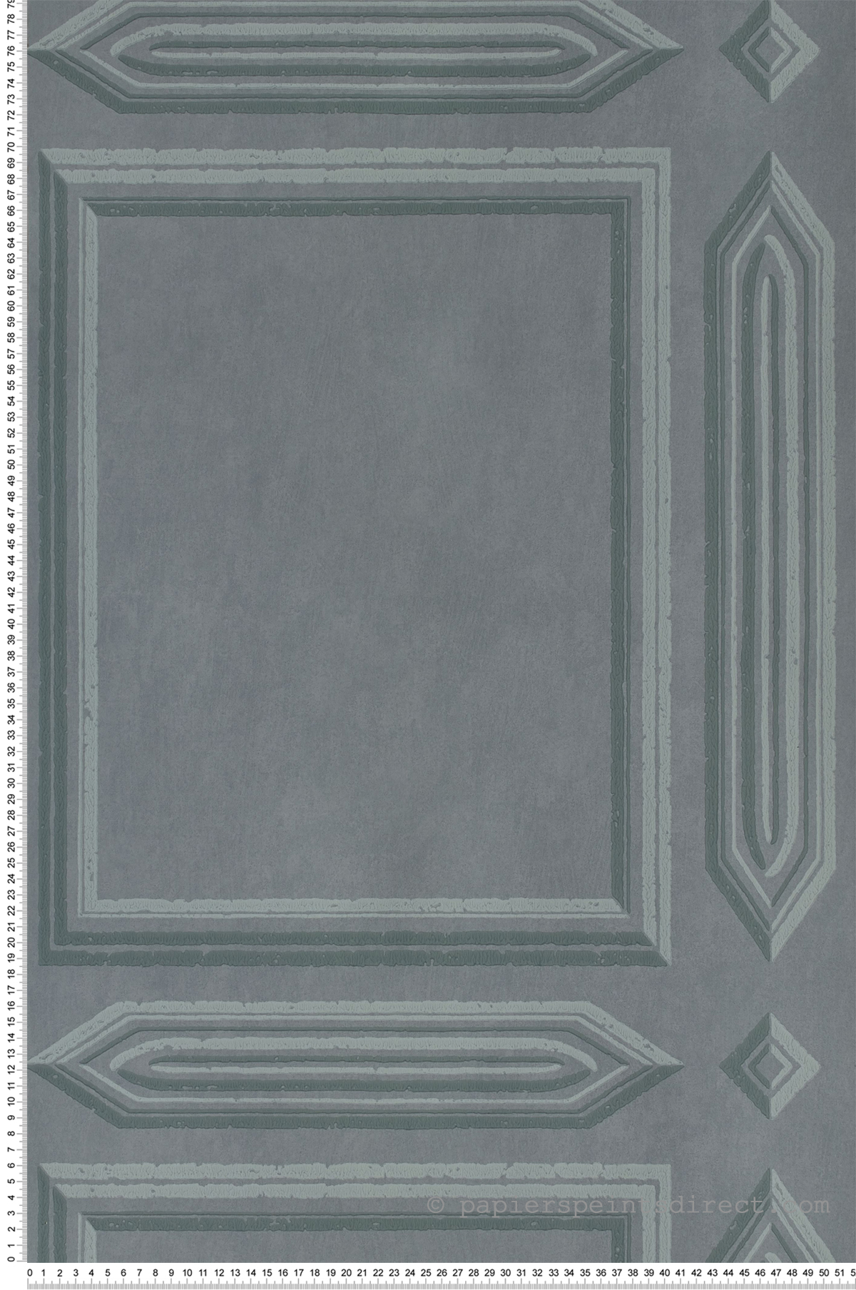 Old Gloucester St. Bleu - Papier peint London Wallpapers IV de Little Greene