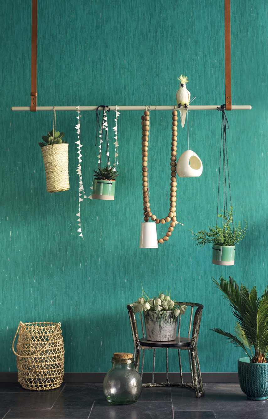 Uni écorce émeraude - Collection Panama de Casadéco