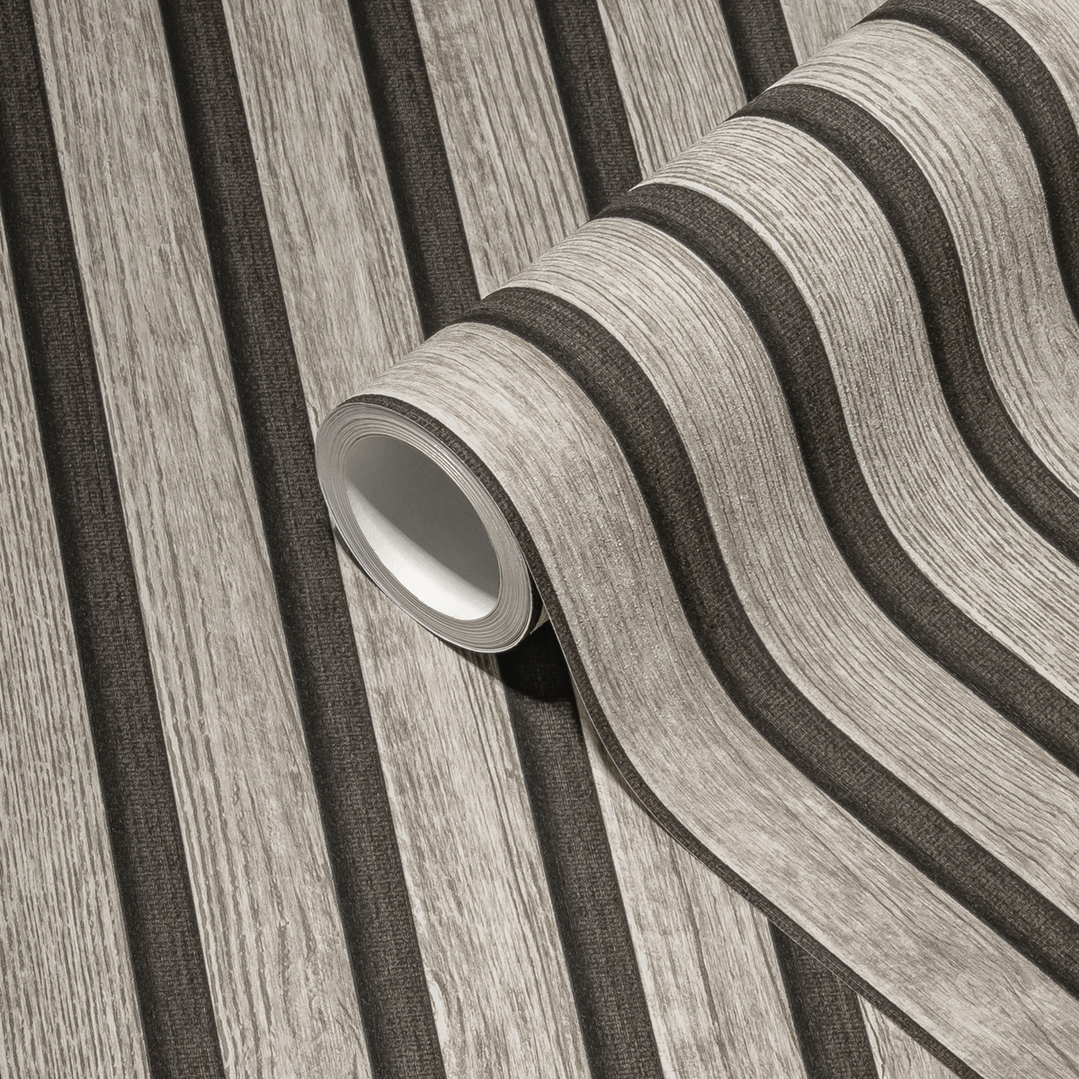 Papier peint Tasseaux Bois Chêne grisé - Pintwalls 2 d'A.S. Création ROLLZ | Réf. AS-391092