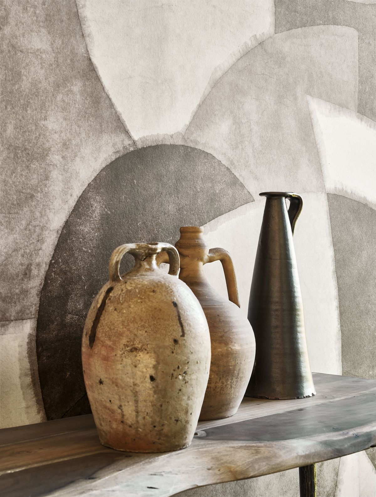 Papier peint panoramique Graphique Rêves de Papier M anthracite 212X280 - Papercraft de Casadéco AMB2 | Réf. PAPC89699703