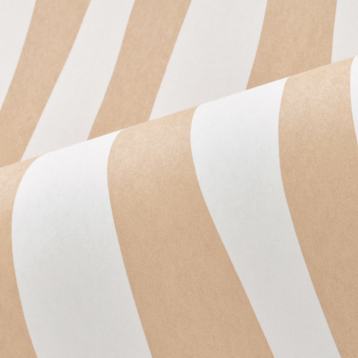 Papier peint Rayure Zèbre Sundae beige sable - L'Ile aux Oiseaux de Casamance | Réf. CAS-75912446