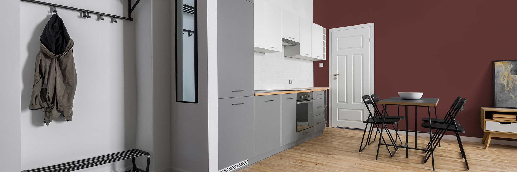 Image d'un pot de 1 litre de peinture Puro rouge varied red - c2021