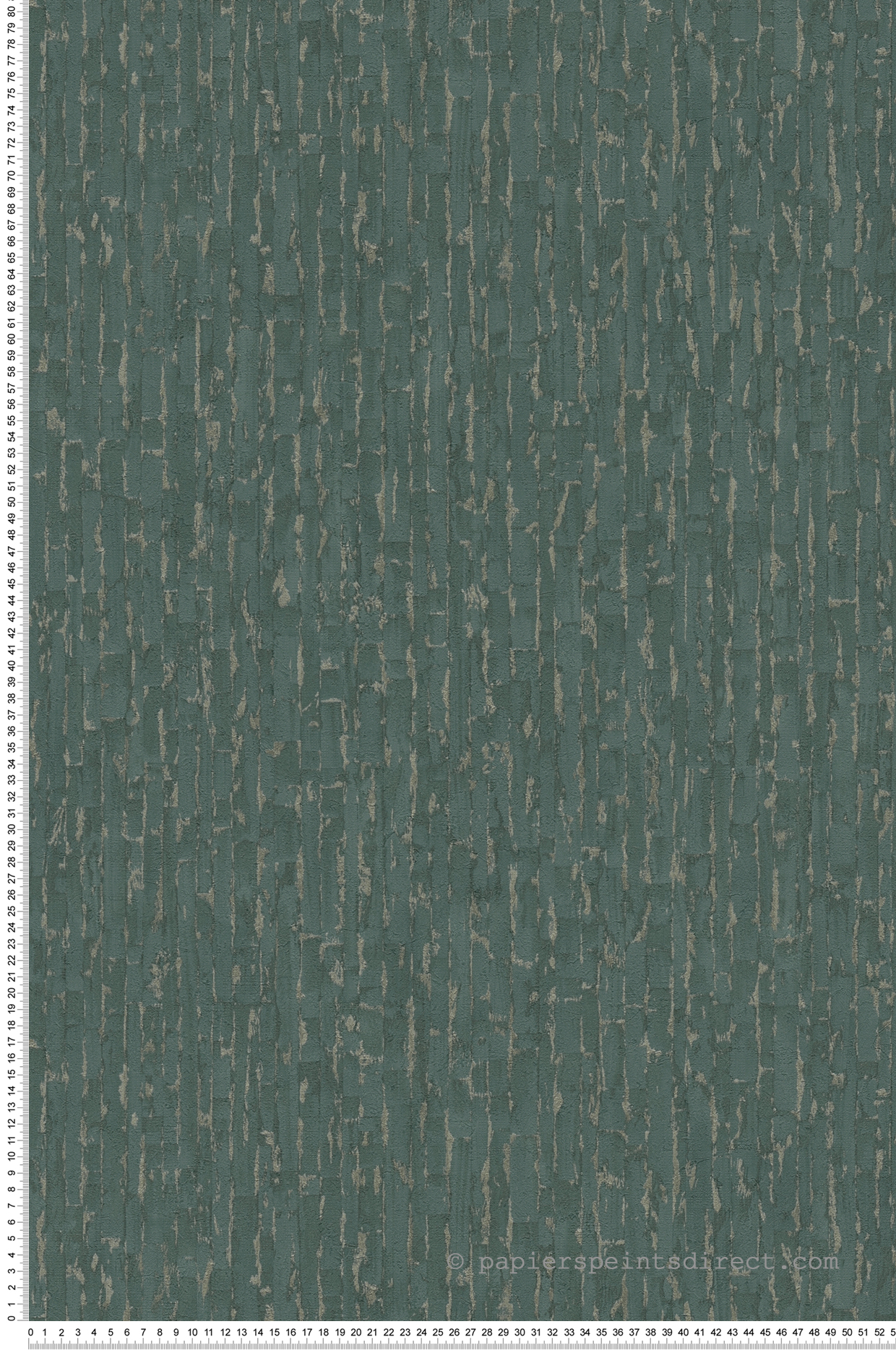 Papier peint Pierre Géométrie Moderne bleu canard argenté - Metropolitan Stories 4 Hot Spots d'A.S. Création | Réf. AS-786664