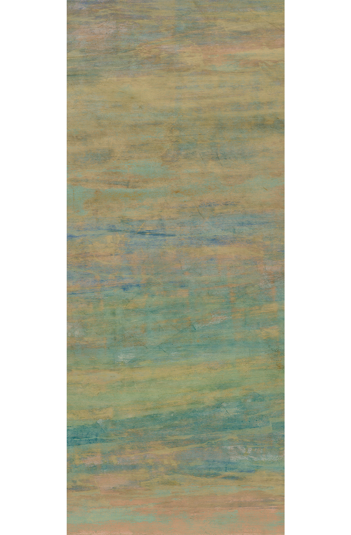 Papier peint panoramique Aquarelle Abstraite Heather vert - A H260 - Wall Designs IV de Masureel | Réf. MAS-DG4HEA1021-260