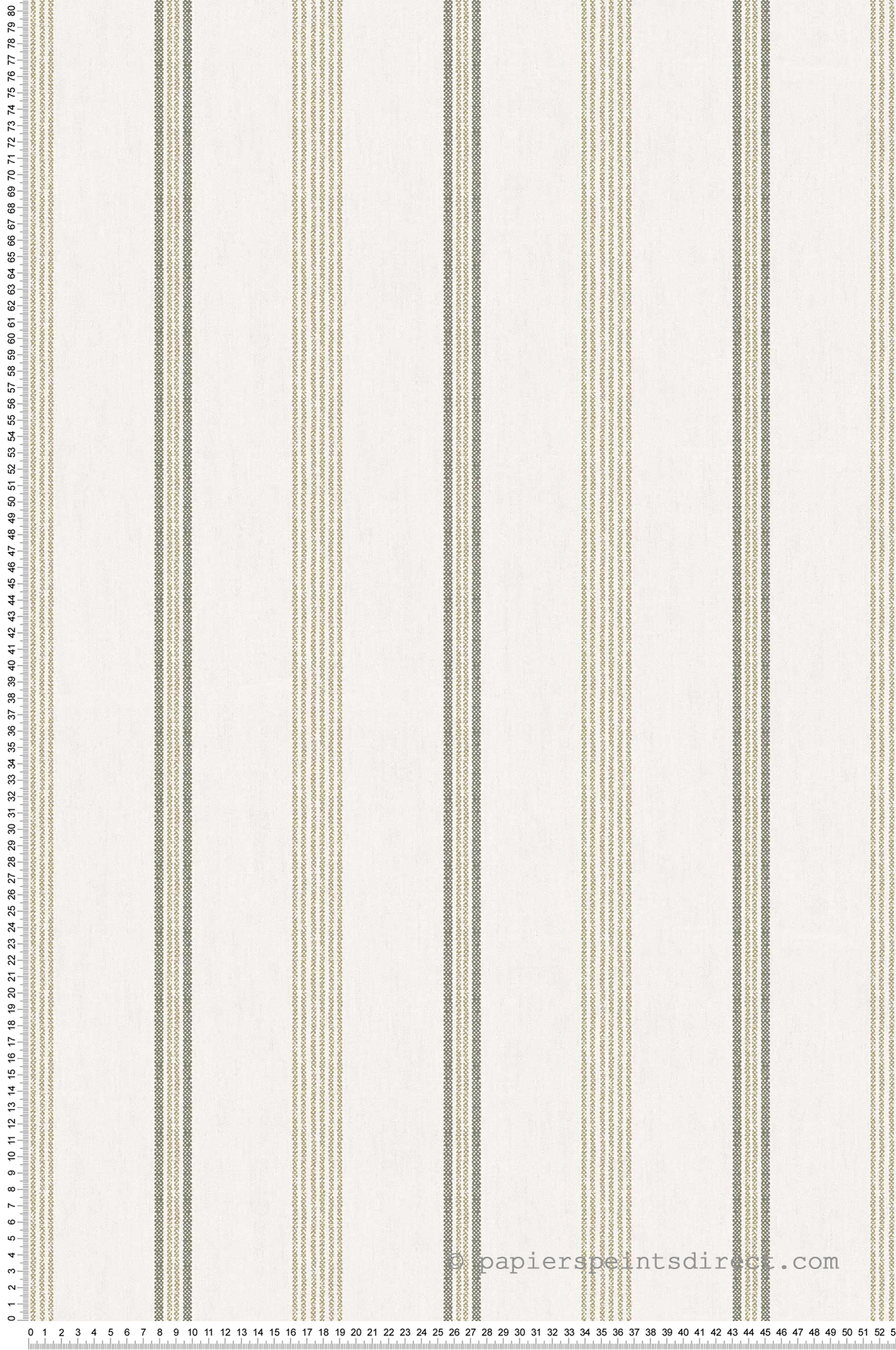 Papier peint Rayures Dentelle Vintage bleu jean - Stripes & Checks de Montecolino | Réf. MC-ST38427